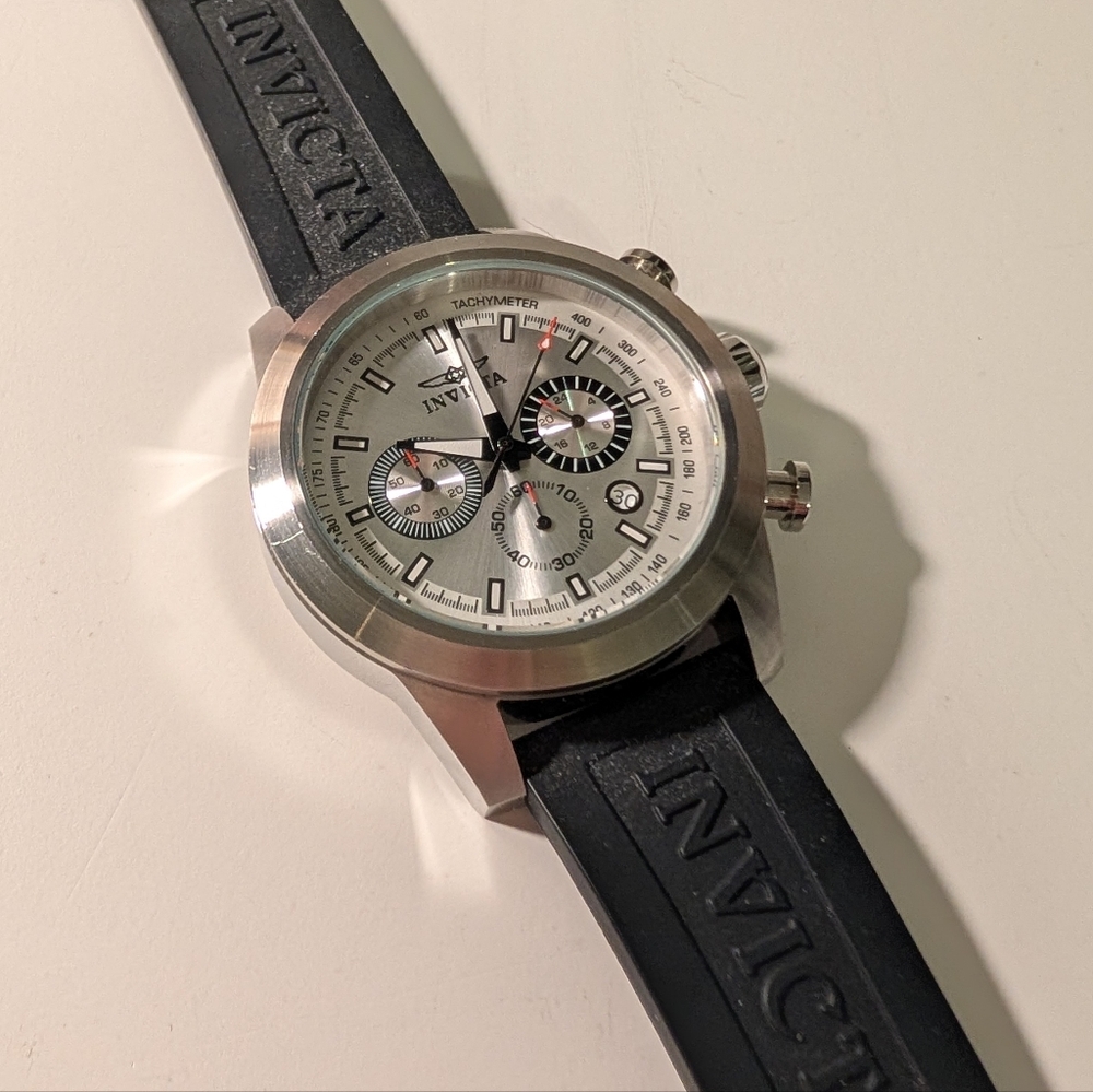 Invicta Specialty Watch - XLarge Face - Stainless Steel - Brand New Battery